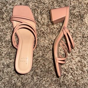 Women's Blakely Mule Heels with Memory Foam Insole - A New Day™